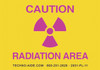 "Caution Radiation Area" Room Sign