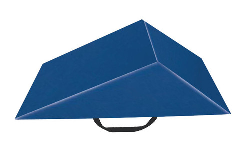 YVFM-MR - MR Safe Copy of Vinyl Covered 25x16x8.25 Knee Wedge Bolster Sponge