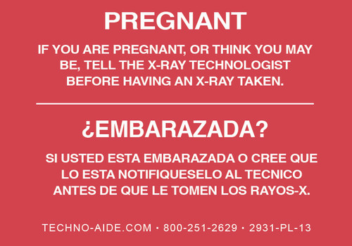 Bilingual Pregnancy X-Ray Signs
