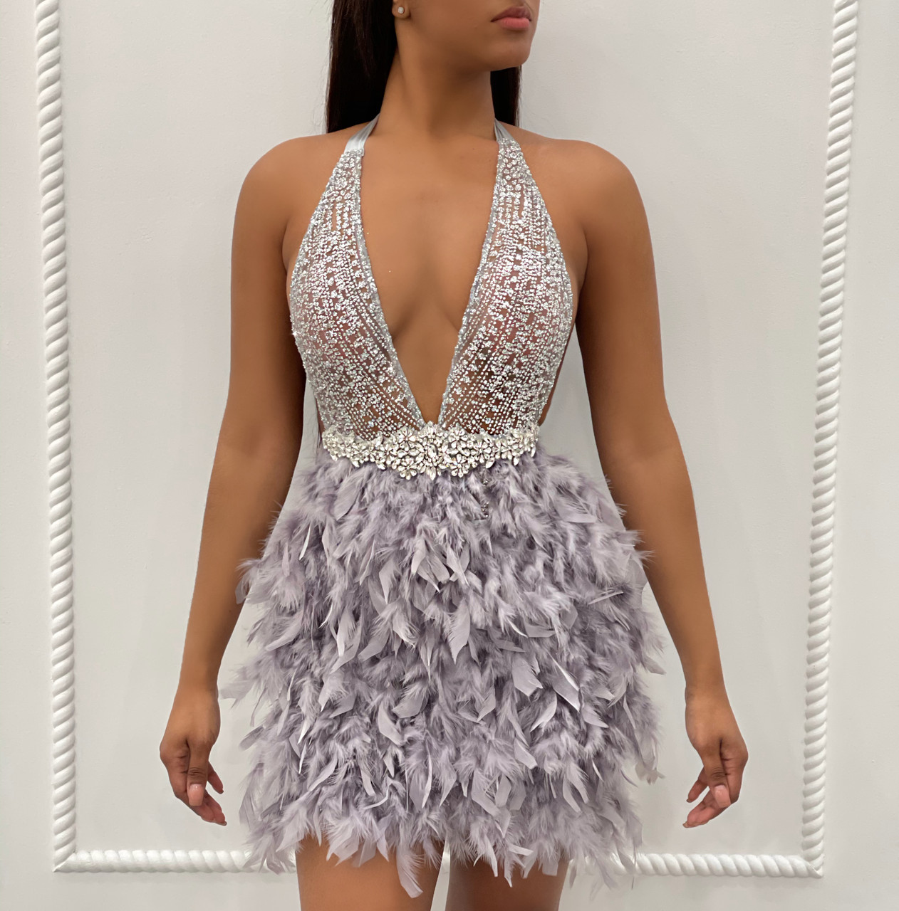 glitter cloudy dress