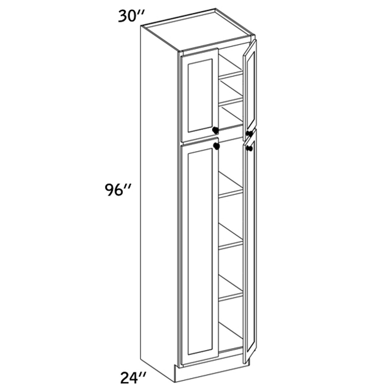 Pc3096 Pantry Cabinet Cc9000 Galaxy Cabinetry