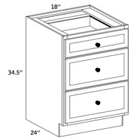 BD18 - Base Three Drawer -CC9000