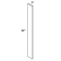 Wall FILLER 3"Wx36"H WOOD—WF3x36-9000