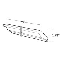 CROWN MOLDING 1-5/8"Wx96"L WOOD—CM1-5/8-9000