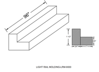 LIGHT RAIL MOLDING—LRM-9000