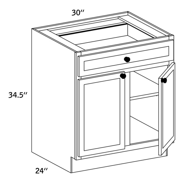 B30 - Base Double Door-CC9000