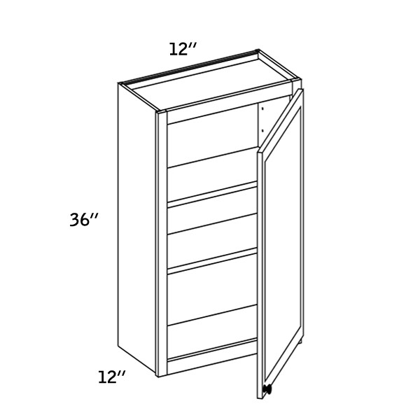 W1236 - Wall Single Door-CC9000 - Galaxy Cabinetry