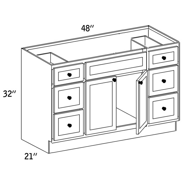 VSD482132 - Vanity Sink Base Drawer - CC9000