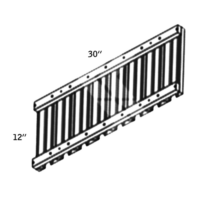 GLASS HOLDER 30"Wx12"D—GR30-9000