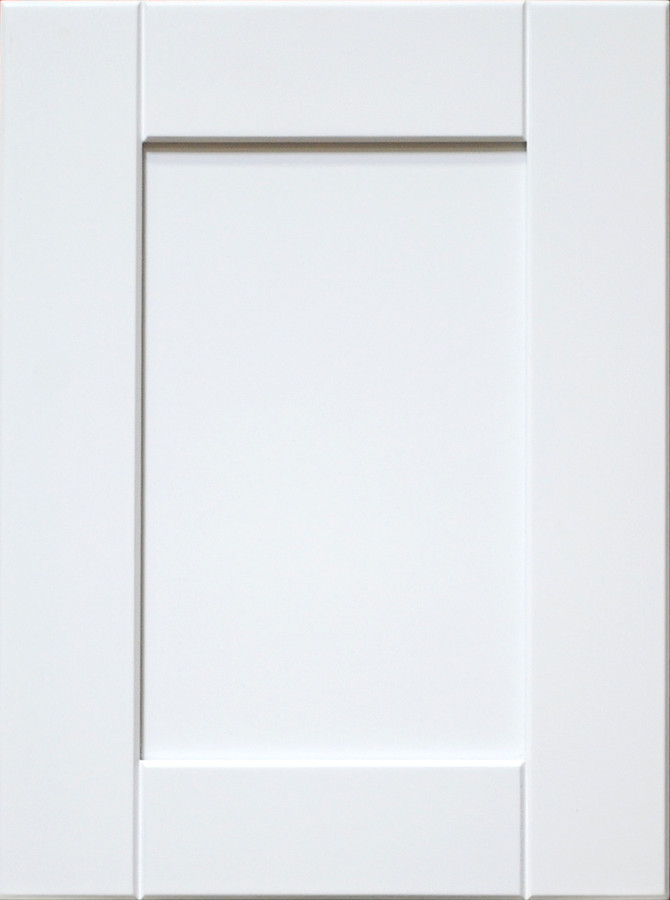 Door Sample - White Line Maple Shaker 