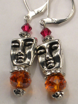 Serene Face Earrings