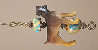 Boxer Pup Ceiling Fan Pull Chain