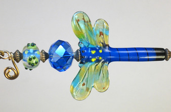 Cobalt Blue Dragonfly Ceiling Fan Pull