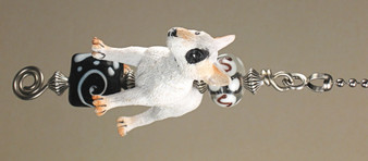 Bull Terrier Dog Fan Pull Chain