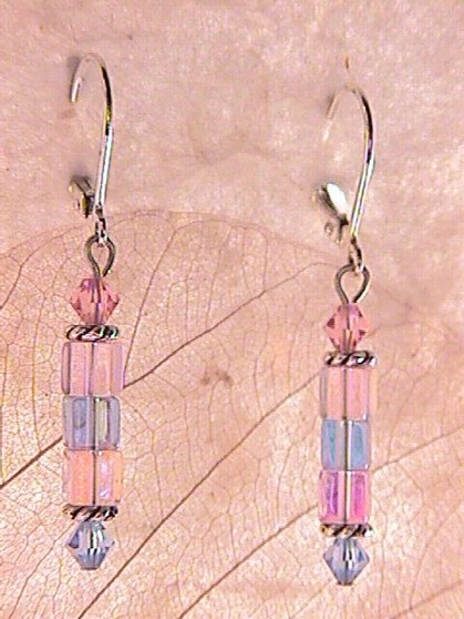 Pastel Cubes Earrings