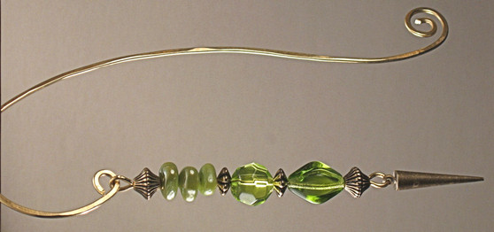 Green Glass Bookmark