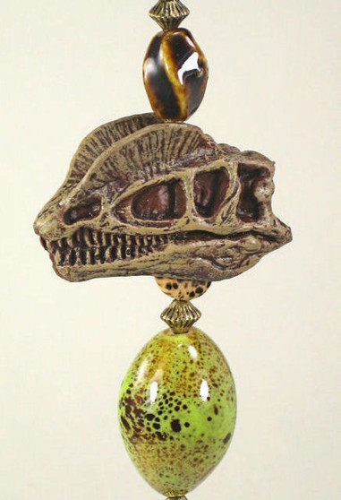  Dinosaur Dilophosaurus Skull Ceiling Fan Pull Chain