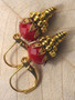 Vintage-Inspired Red Earrings