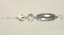 Agate Natural Gray Stone Ceiling Fan Pull Chain