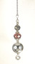 A Modern Silver Ball Ceiling Fan Pull