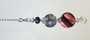 Positively Purple Perfection Glass Ceiling Fan Pull