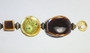 Brown Yellow Green Ceiling Fan Pull Chain