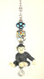 Wild Bunch: Playful Black Monkey Ceiling Fan Pull