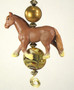 Brown Horse Copper Ceiling Fan Pull Chain