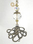 Octopus Giganticus Brass and Glass Ceiling Fan Pull