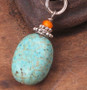 Fresh Turquoise Howlite Stone Pendant