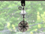 Silvery Victorian Spider Web Window Shade Pull