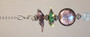 Fluttering Purple Hummingbird Ceiling Fan Pull Chain