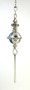 Silvery Pendulum & Sphere Ceiling Fan Pull Chain