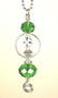 Luck of the Irish Clover rear view mirror car ornament