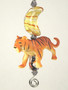 Tiger and Moon Ceiling Fan Pull Chain