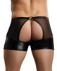 Open Back mesh shorts for men