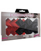Stolen Kisses X Pasties - Red & Black Pack of 2