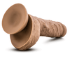 9 Inch Brown Latin Dildo with Suction-Cup