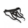 "The Queen" Black Leather Strap-On Harness