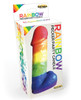 Giant Pecker Candle - Rainbow Stripes