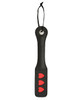 HEARTS Sportsheets Leather Impression Paddle - 12 Inches