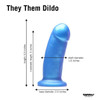The Tantus They/Them Supersoft Dildo is short and stout