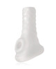 Clear penis girth sleeve with open-ended design Clear penis girth sleeve with open-ended design
