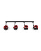 Saffron's Steel Spreader Bar comes with 4 adjustable restraints for creative bondage Saffron's Steel Spreader Bar comes with 4 adjustable restraints for creative bondage