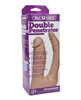 Vac-U-Lock Double Penetrator Dildo - White