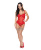 Magic Silk Ooh La Red Lace Bustier & Panty