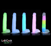 Lollicock 7" Silicone Glow Dildos with balls