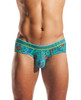 Cocksox Electric Neon Contour Sports Brief - Tiki Print