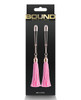 Bound T1 Pink Fringe Nipple Tweezers