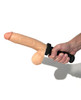 Realistic Dildo with thrusting handle